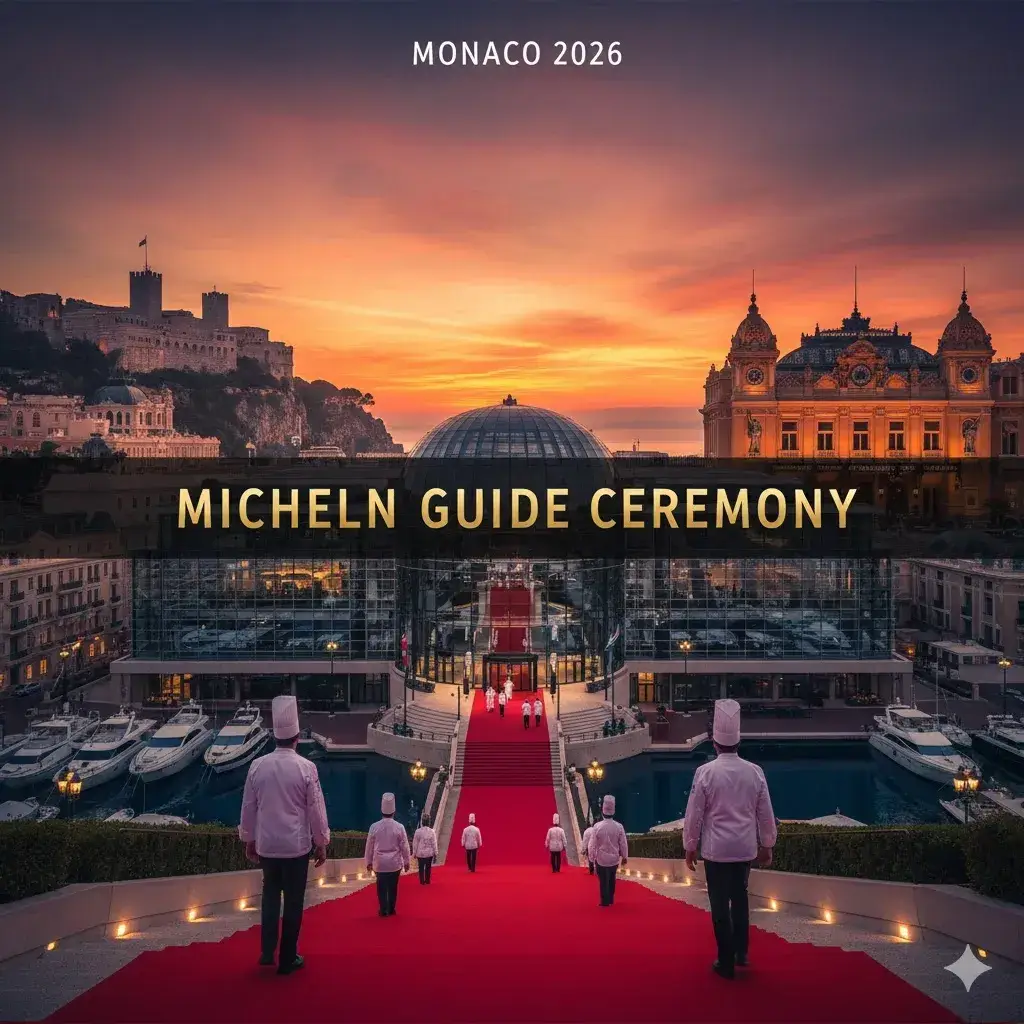 Michelin Guide France & Monaco Ceremony 2026: Why the Grimaldi Forum is the food world's center on March 16.
