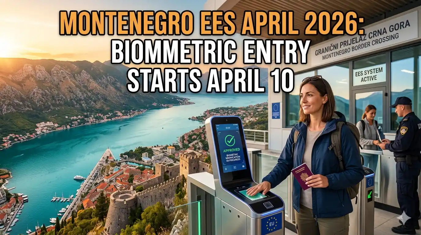 Montenegro EES April 2026: Biometric Entry Starting April 10 Guide