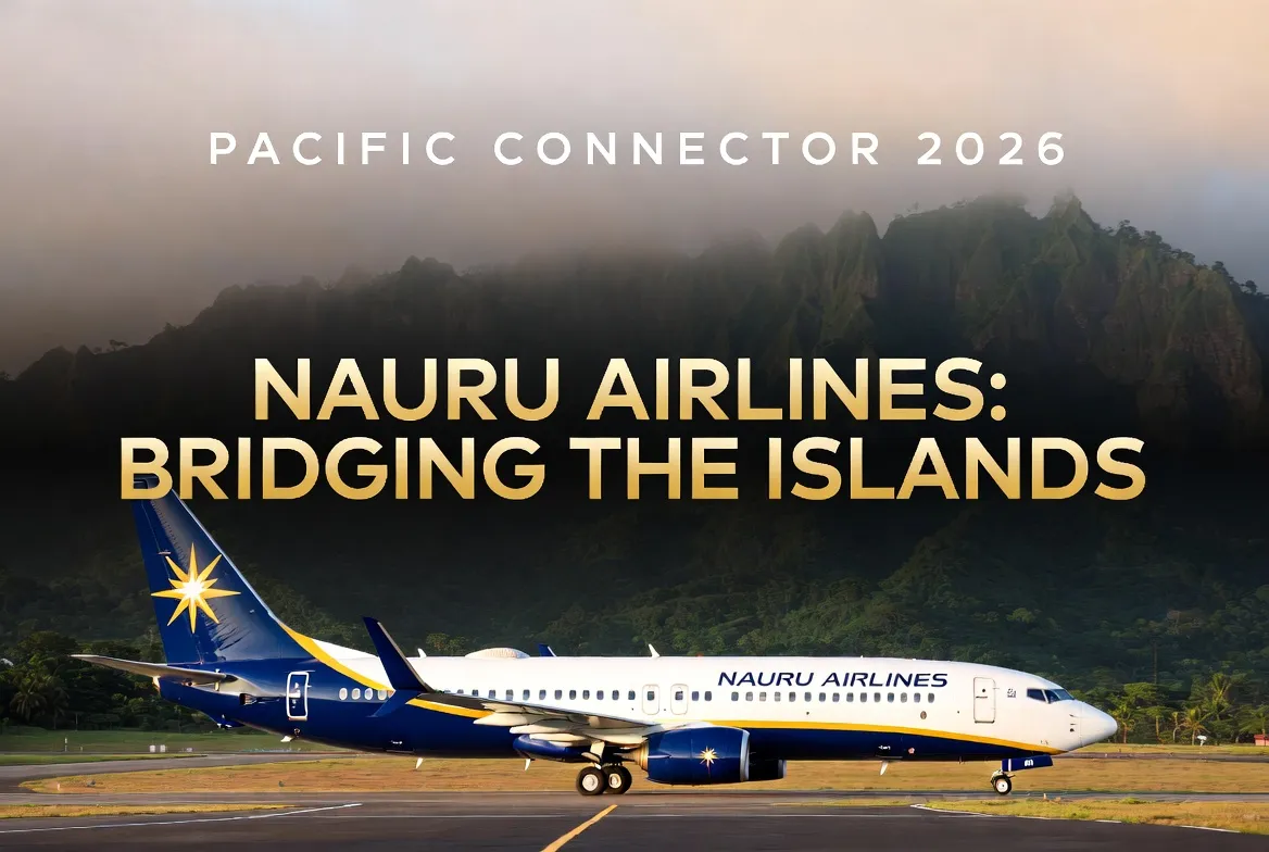 Nauru Airlines 2026 Expansion: New direct flights connecting Suva, Nadi, and Tarawa.