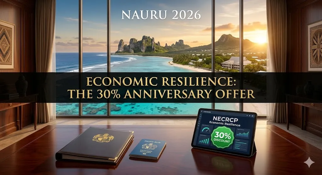 Nauru Citizenship Discount 2026: How to save 30% on the Economic Resilience program before June 30.