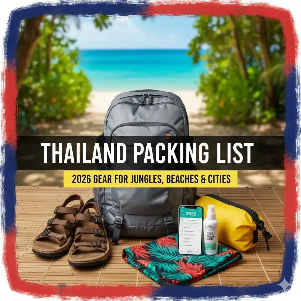 Packing for Thailand: Essential Gear for Jungles, Beaches, and Cities (2026 Guide)