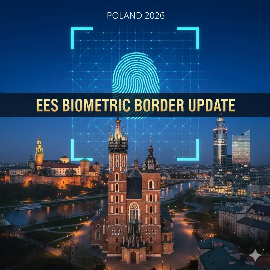 Poland EES April 2026 Update: Why your biometrics will be recorded at the border starting April 10.
