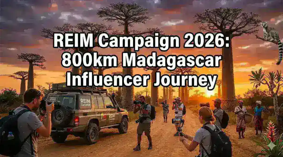 Pet Nest Lab - REIM Campaign 2026: 800km Madagascar Influencer Itinerary