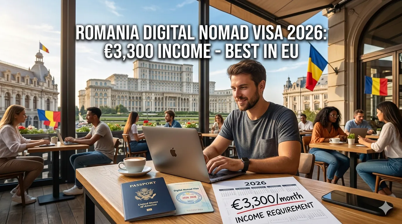 Romania Digital Nomad Visa 2026: €3,300 Income - Best in EU
