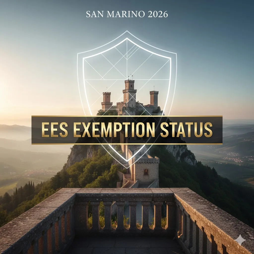 San Marino EES April 10, 2026 Update: Why visitors are exempt from biometric fingerprinting.