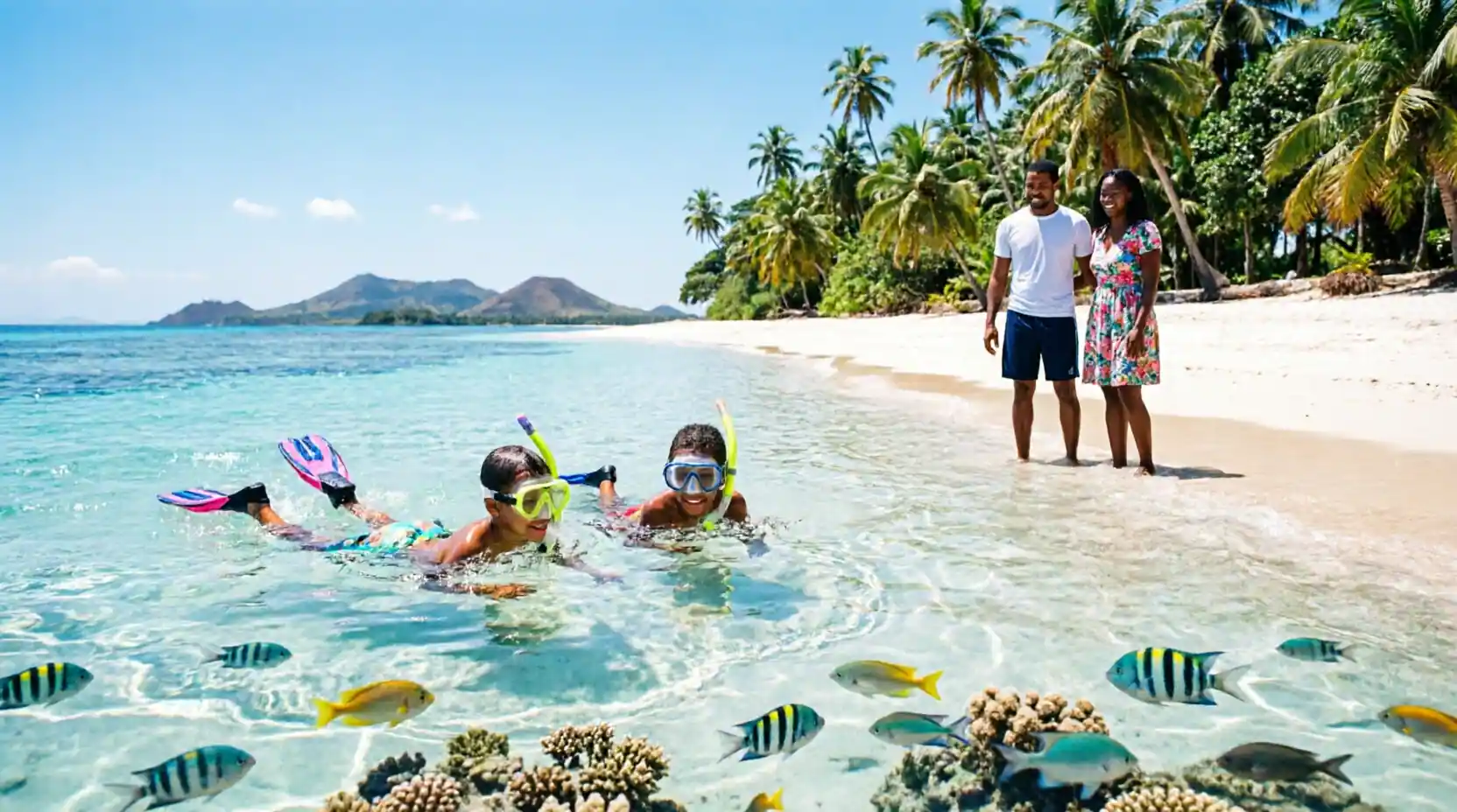 São Tomé and Príncipe for Families Kid-Friendly Snorkeling Blue Lagoon and Praia Piscina