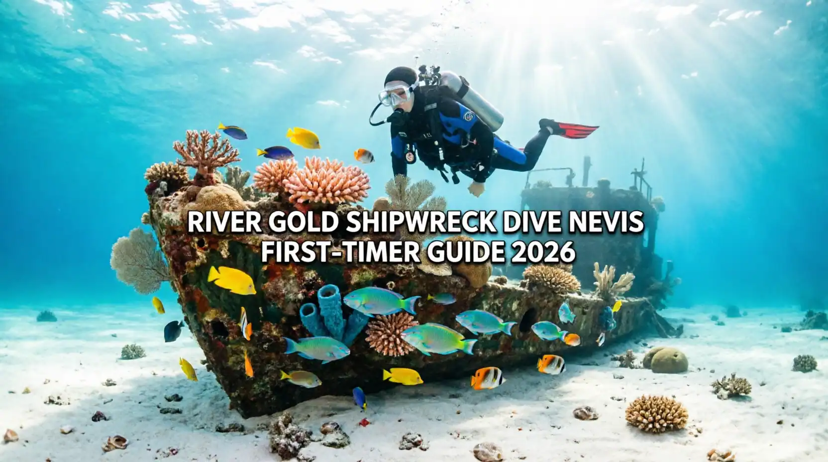Scuba Diving the River Gold Shipwreck: The Ultimate First-Timer's Guide to Nevis Reefs and Caribbean Wreck Diving in 2026