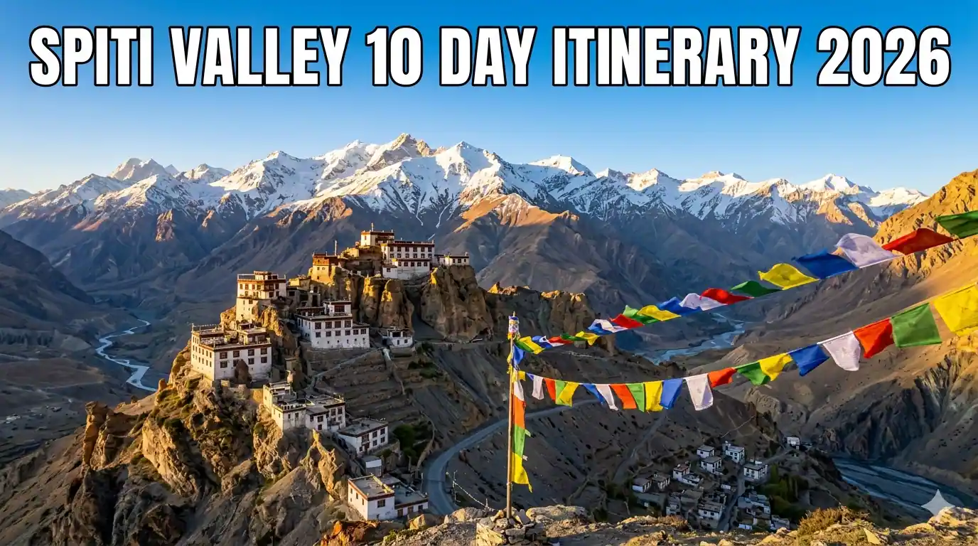 Spiti Valley Itinerary 10 Days and High Altitude Monasteries Guide 2026