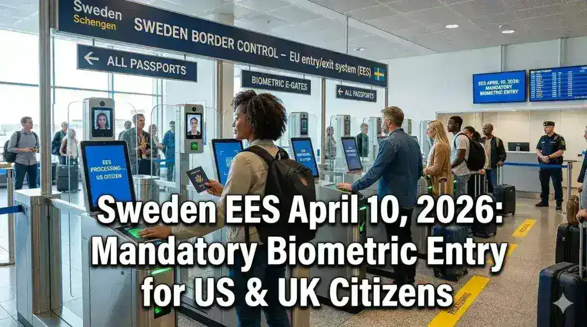 Pet Nest Lab - Sweden EES April 10, 2026: Mandatory Biometric Entry for US & UK Citizens