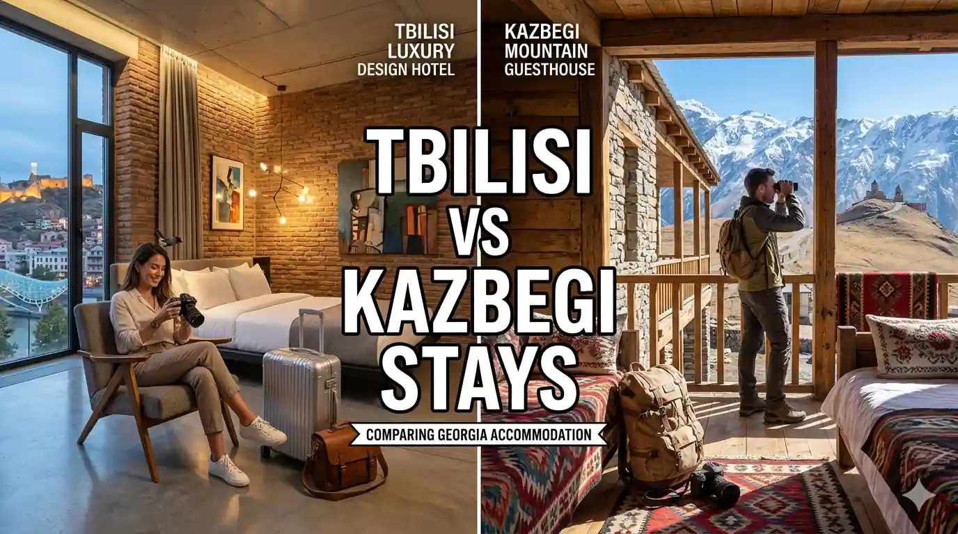 Tbilisi Boutique Hotels and Kazbegi Guesthouses Comparison Guide