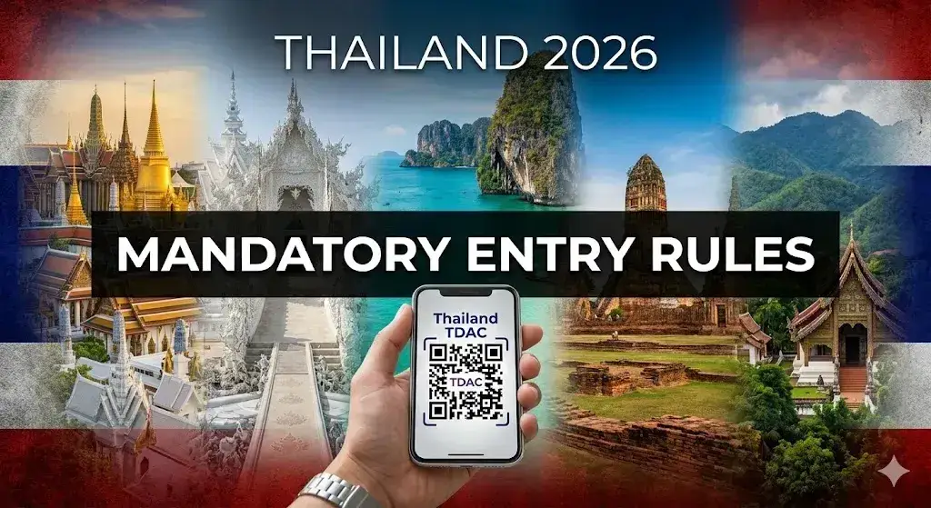 Thailand Digital Arrival Card (TDAC): A step-by-step guide for US and EU tourists.