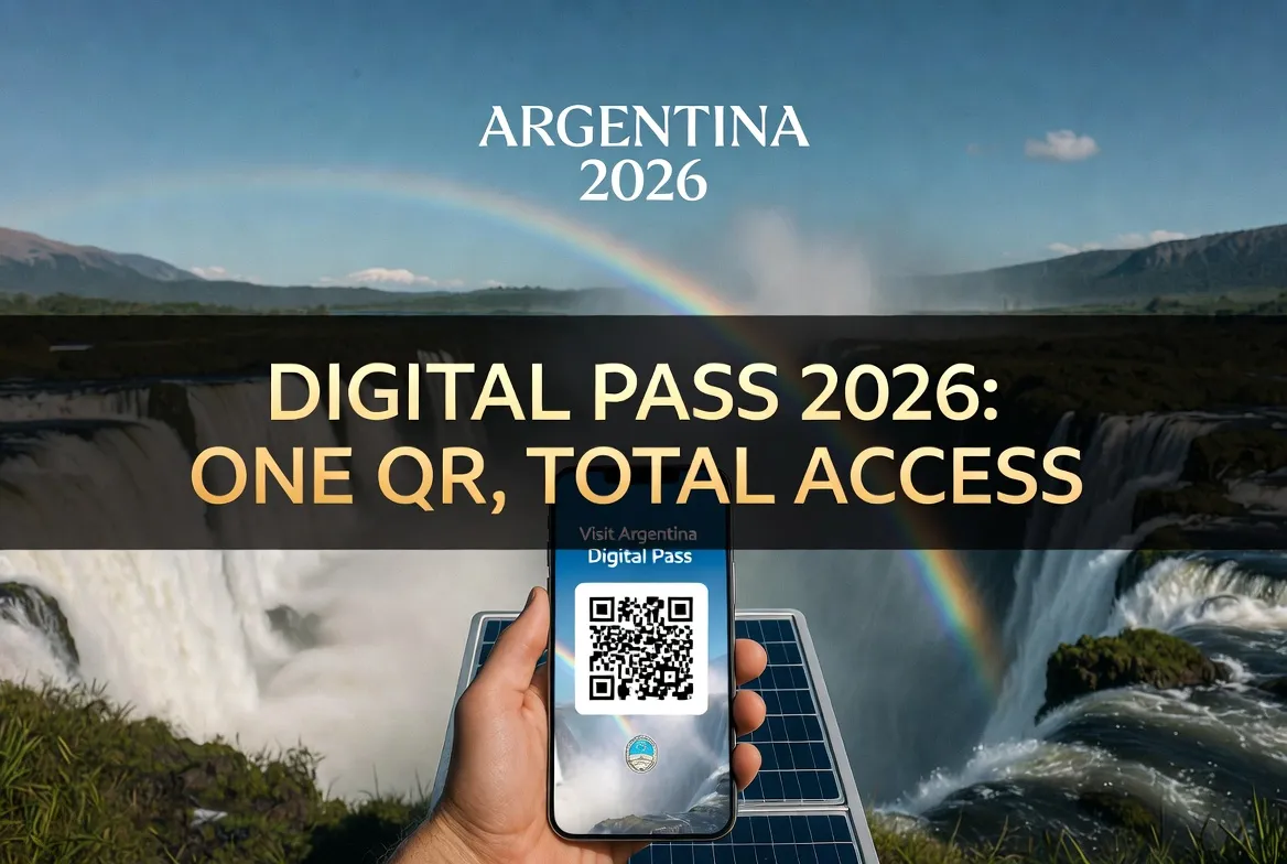The 2026 "Visit Argentina" Digital Pass: Managing park entry and e-visas via one QR code.