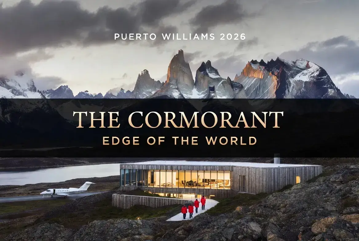 The Cormorant at 55 South: A first look at the world’s southernmost hotel opening Oct 2026.