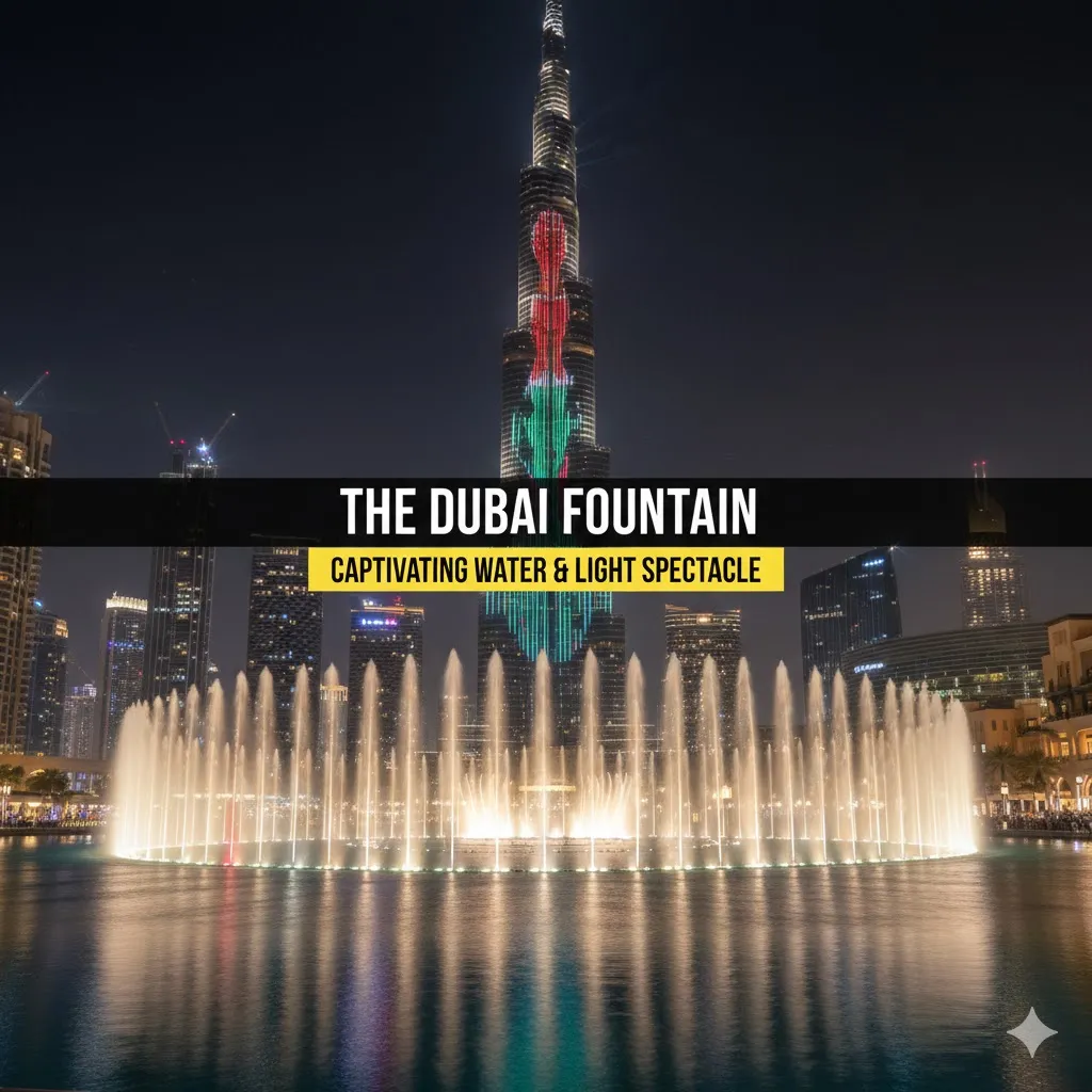 The Dubai Fountain: A Captivating Water and Light Spectacle
