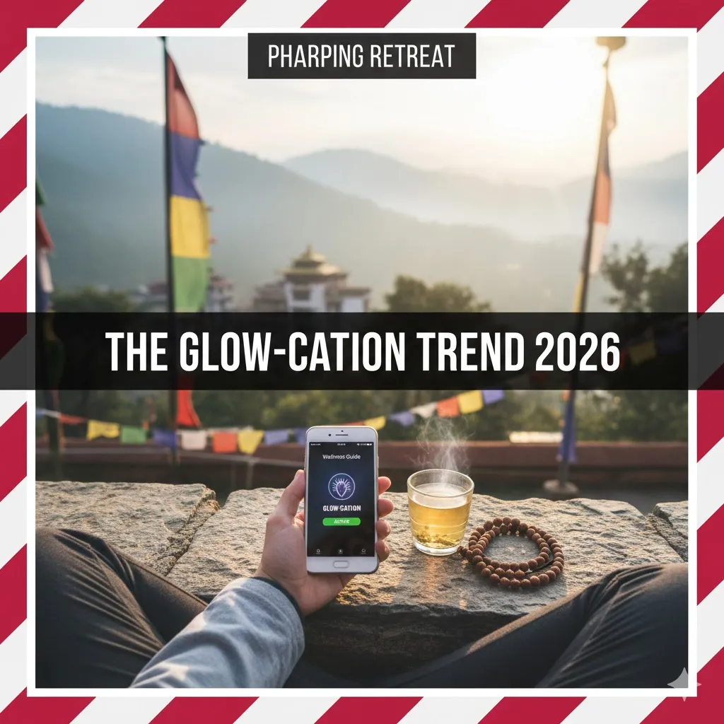 The "Glow-cation" trend: Best wellness and yoga retreats in Pharping.
