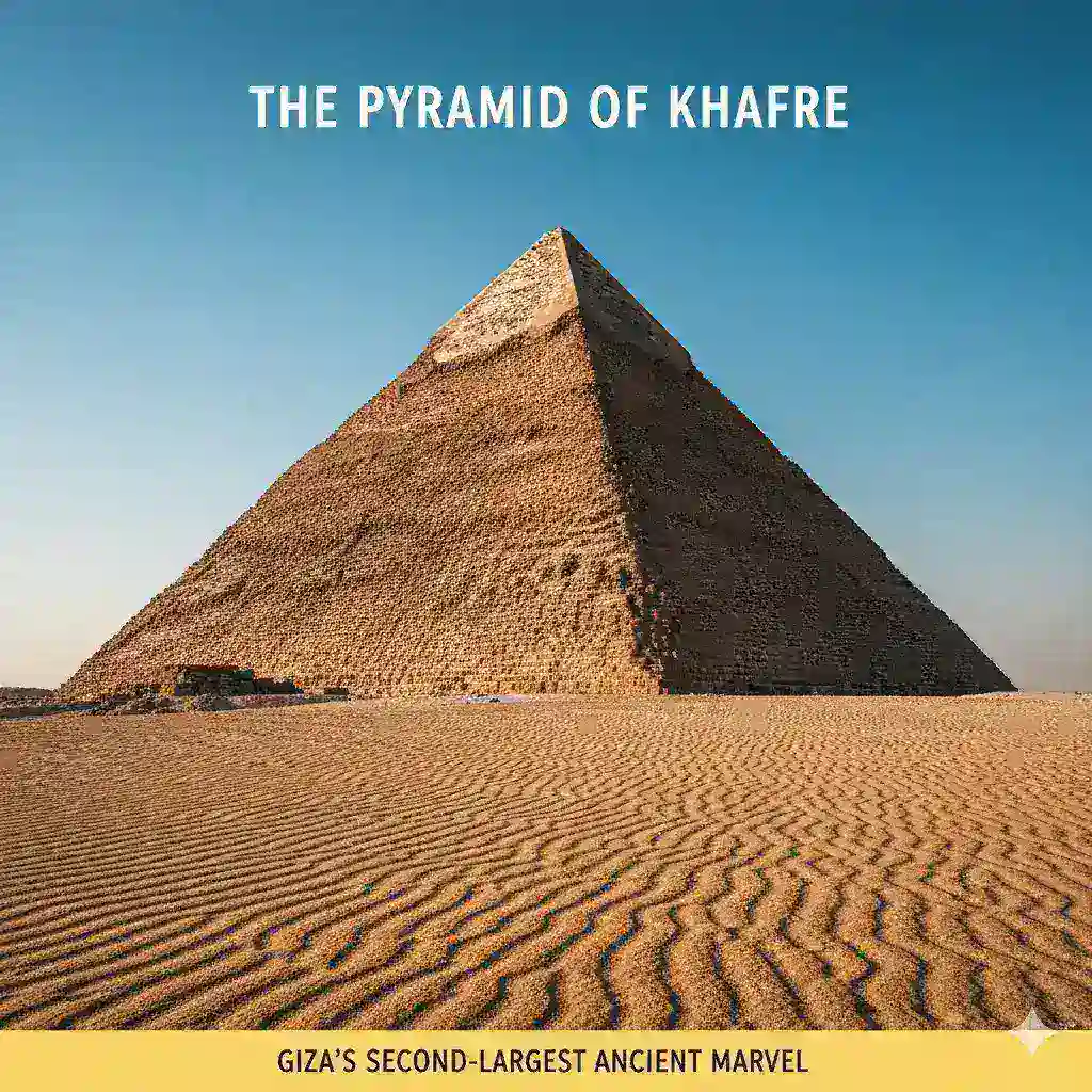 The Pyramid of Khafre: Discovering Giza’s Second-Largest Ancient Marvel