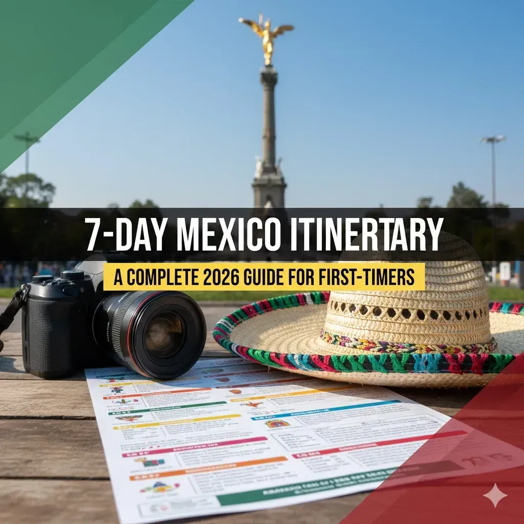 The Ultimate 7-Day Mexico Itinerary (2026 Guide for First-Time US Visitors)
