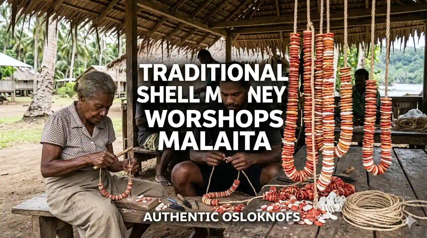 Traditional Shell Money Workshops Malaita Authentic Solomon Islands Crafts