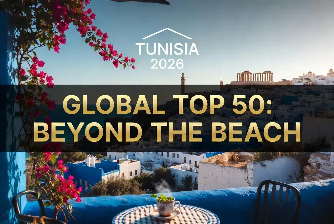 Tunisia 2026 Ranking: Why it was named one of the Top 50 Global Destinations.