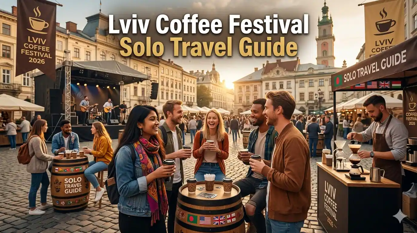 Ukraine Solo Travel Meeting Travelers at Lviv Coffee Festival