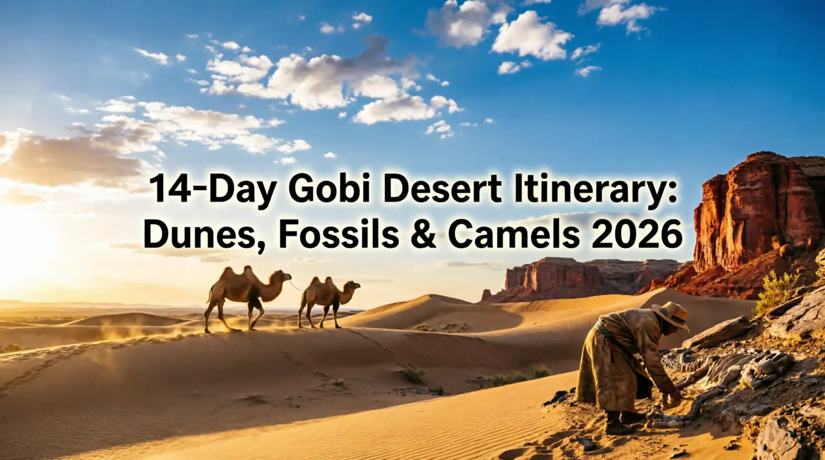 Ultimate 14-Day Gobi Desert Itinerary: Dunes, Fossils & Camels 2026