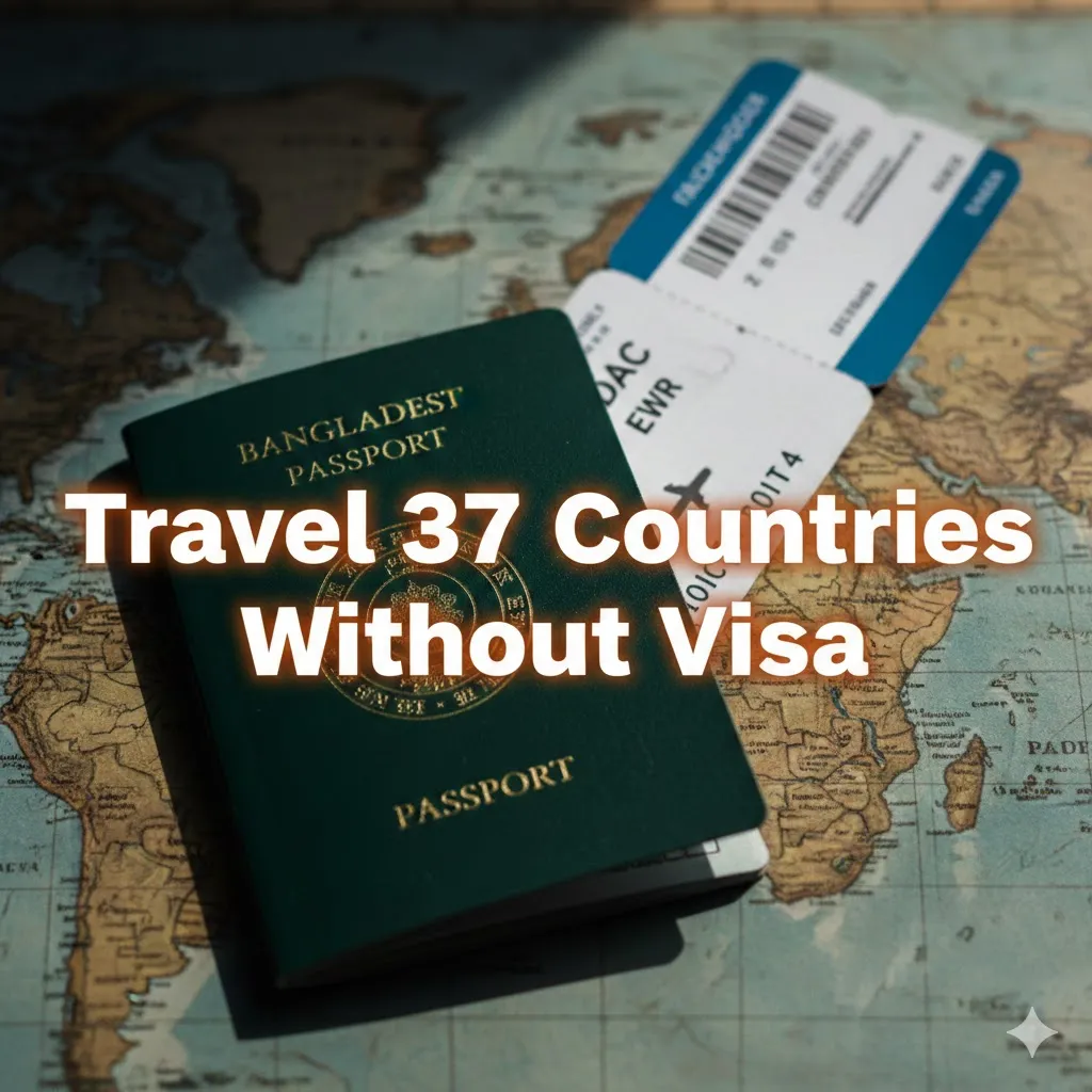 ভিসা ছাড়াই ৩৭ দেশে ভ্রমণ গাইড ২০২৬ | 37 Visa Free Countries for Bangladeshis in 2026
