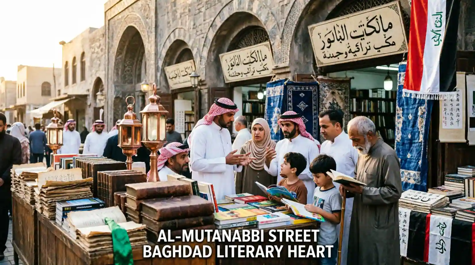 Walking Through Al-Mutanabbi Street: Baghdad's Literary Heart