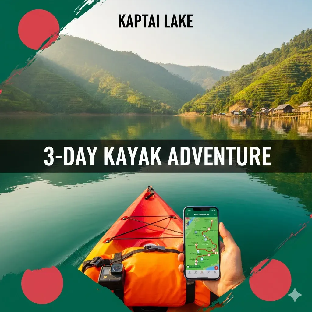 Why "Rangamati’s Kaptai Lake" is the best place for a 3-day kayak adventure.